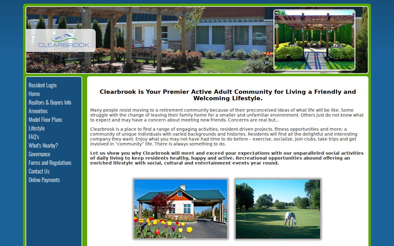 Monroe Township neighbors community context at the Clearbrook Community Association